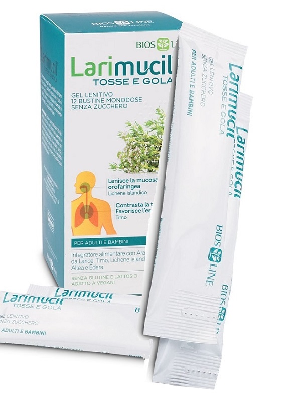 LARIMUCIL TOSSE GOLA 12 BUSTINE 10 ML - Farmafamily.it