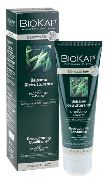 BIOKAP BELLEZZA BIO BALSAMO RISTRUTTURANTE COSMOS ECOCERT 125 ML BIOSLINE - Farmafamily.it
