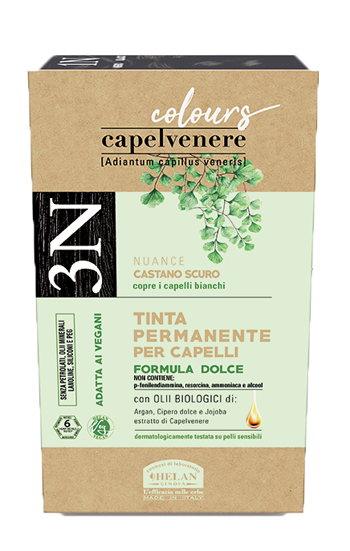 CAPELVENERE COLOURS TINTA CAPELLI 3N CASTANO SCURO - Farmafamily.it