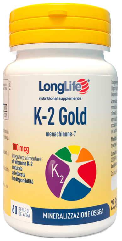 LONGLIFE K-2 GOLD 60 PERLE - Farmafamily.it