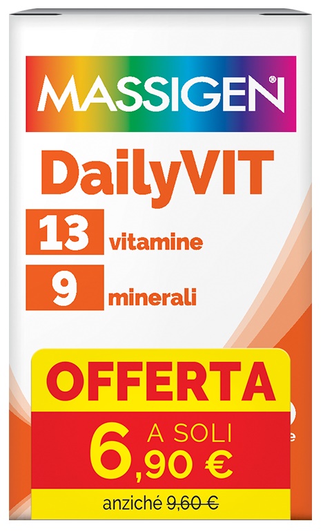 MASSIGEN DAILYVIT 30 COMPRESSE RIVESTITE 6,90 E - Farmafamily.it