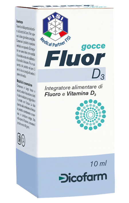 FLUOR D3 GOCCE 10 ML - Farmafamily.it