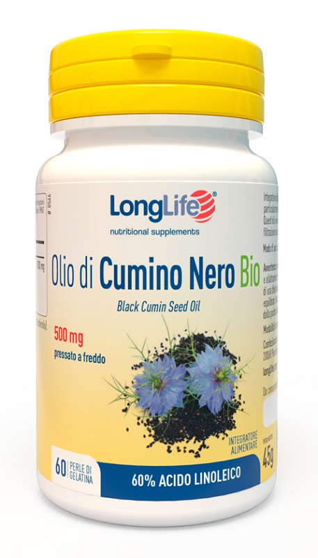 LONGLIFE OLIO CUMINO BIO 60 PERLE - Farmafamily.it