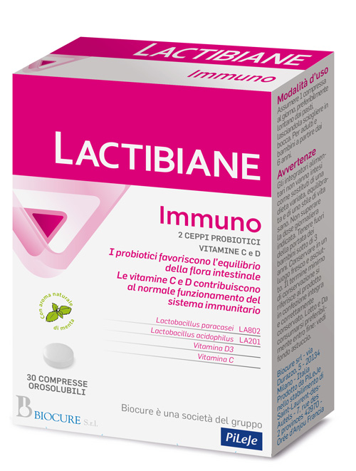 LACTIBIANE IMMUNO 30 COMPRESSE - Farmafamily.it