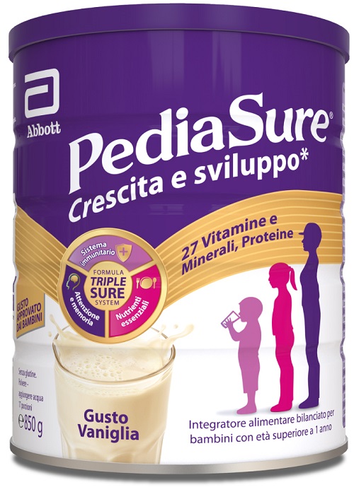 PEDIASURE CRESCITA&SVILUPPO RINFORZA VANIGLIA 850 G - Farmafamily.it