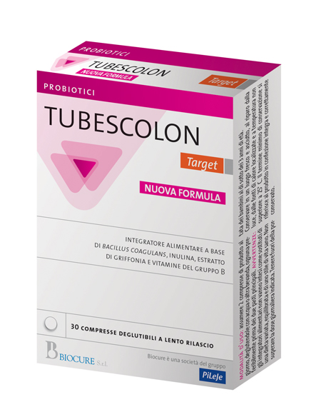 TUBESCOLON TARGET 30 COMPRESSE NUOVA FORMULA - Farmafamily.it