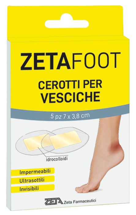 ZETAFOOT CEROTTO IDROCOLLOIDALE VESCICHE SP 5 PEZZI - Farmafamily.it