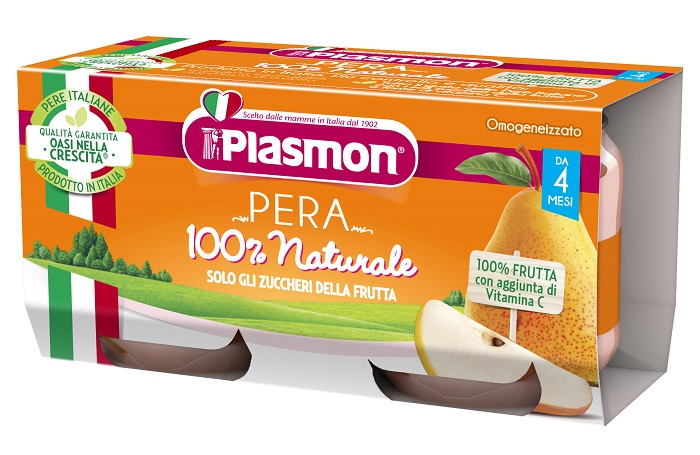 PLASMON OMOGENEIZZATO PERA 2 X 80 G - Farmafamily.it