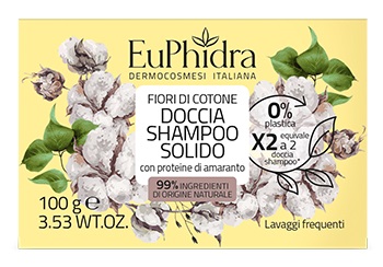 EUPHIDRA DOCCIA SHAMPOO SOLIDO FIORI DI COTONE 100 G - Farmafamily.it