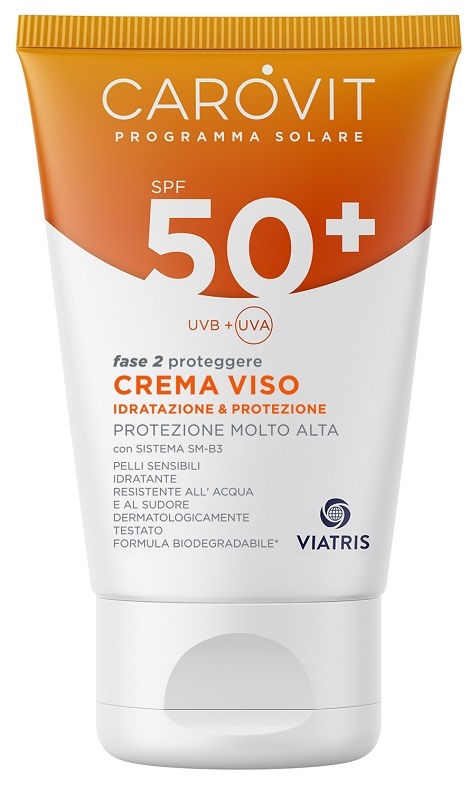 CAROVIT PROGRAMMA SOLARE CREMA VISO SPF50+ 50 ML - Farmafamily.it