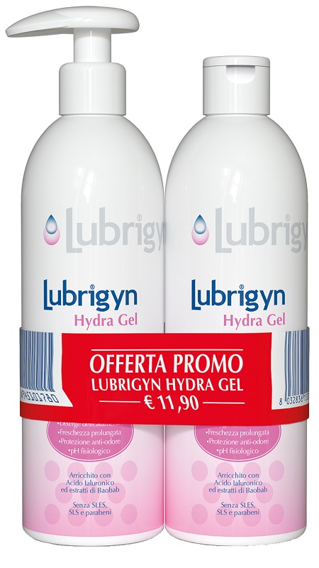 LUBRIGYN HYDRA GEL DUO 400 ML + 400 ML - Farmafamily.it