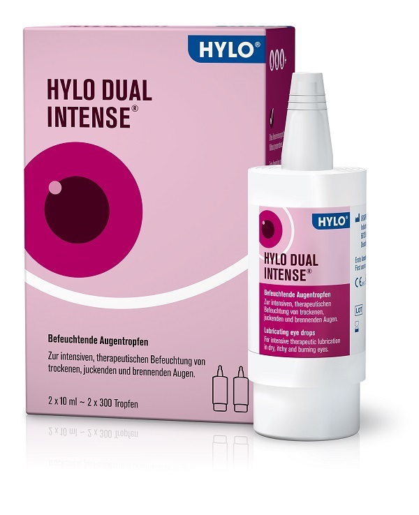 HYLO DUAL INTENSE COLLIRIO 2 FLACONCINI DA 10 ML - Farmafamily.it