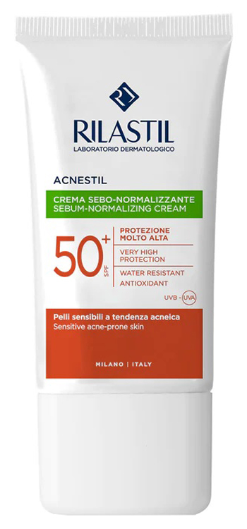 RILASTIL SUN SYSTEM ACNESTIL CREMA SPF50+ 40 ML - Farmafamily.it