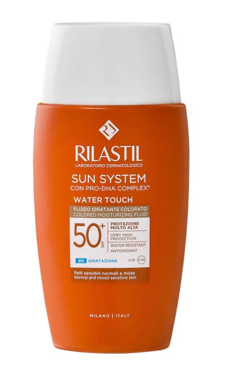 RILASTIL SUN SYSTEM WATER TOUCH COLOR FLUIDO SPF50+ 50 ML - Farmafamily.it