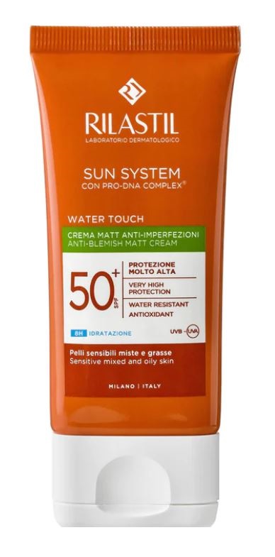RILASTIL SUN SYSTEM WATER TOUCH MAT CREMA SPF50+ 50 ML - Farmafamily.it