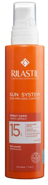 RILASTIL SUN SYSTEM SPRAY VAPO SPF15 200 ML - Farmafamily.it