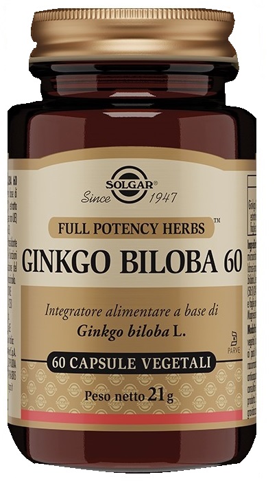 GINKGO BILOBA 60 60 CAPSULE VEGETALI - Farmafamily.it