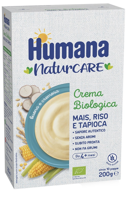 HUMANA CREMA MAIS RISO TAPIOCA BIO 200 G - Farmafamily.it