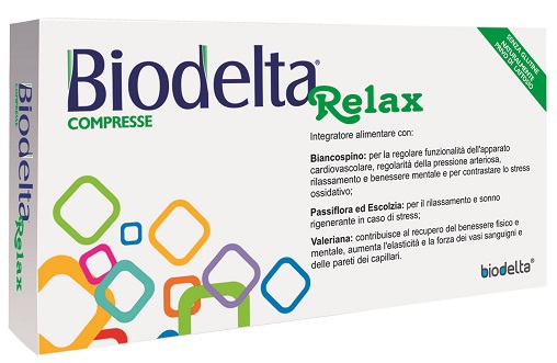BIODELTA RELAX 30 COMPRESSE - Farmafamily.it