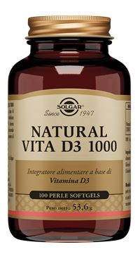 NATURAL VITA D3 1000 100 PERLE SOFTGEL - Farmafamily.it