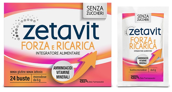 ZETAVIT FORZA E RICARICA 24 BUSTINE 6 G - Farmafamily.it