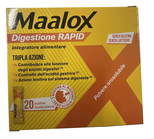MAALOX DIGESTIONE RAPID 20 BUSTINE DA 2 G - Farmafamily.it