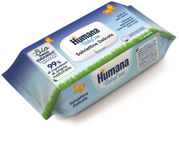 HUMANA BABY CARE SALVIETTE 72 PEZZI - Farmafamily.it