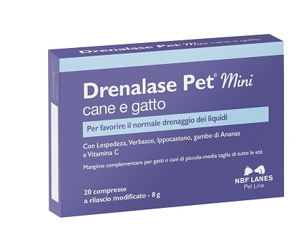 DRENALASE PET MINI CANE GATTO 20 COMPRESSE - Farmafamily.it