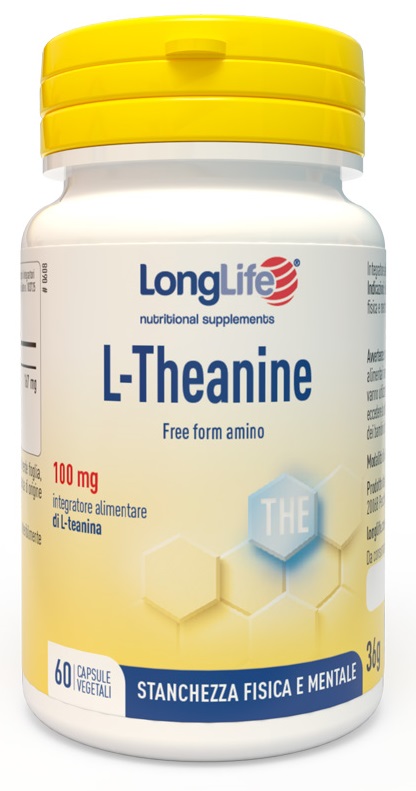 LONGLIFE L-THEANINE 60 CAPSULE VEGETALI DA 600 MG - Farmafamily.it