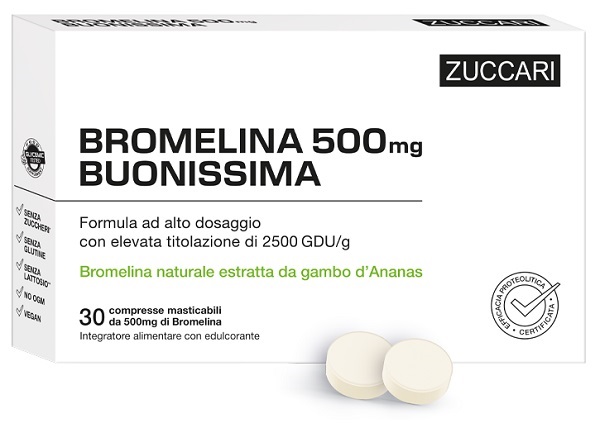 BROMELINA 500 BUONISSIMA 30 COMPRESSE - Farmafamily.it