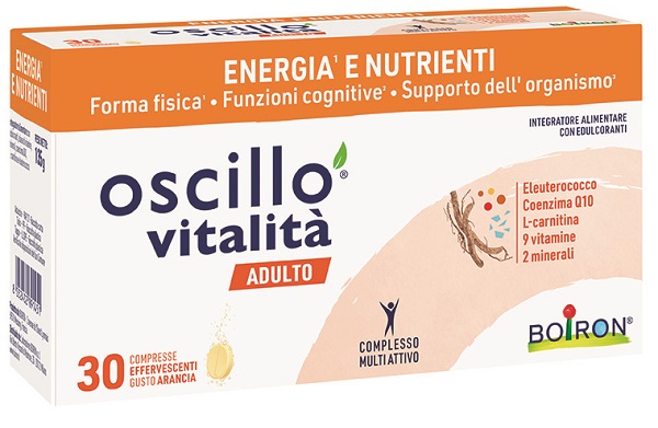 OSCILLO VITALITA' ADULTO 30 COMPRESSE EFFERVESCENTI - Farmafamily.it