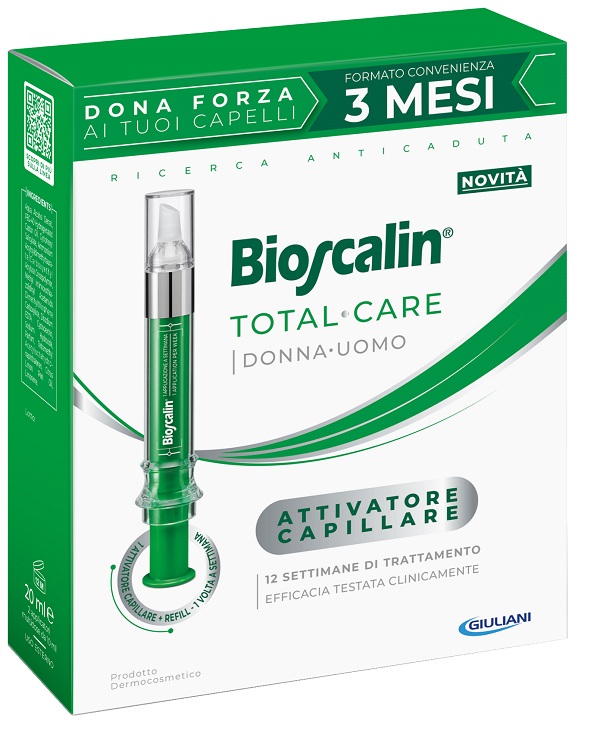 BIOSCALIN TOTAL CARE ATTIVATORE CAPILLARE 2 APPLICATORI MULTIDOSE X 10 ML - Farmafamily.it