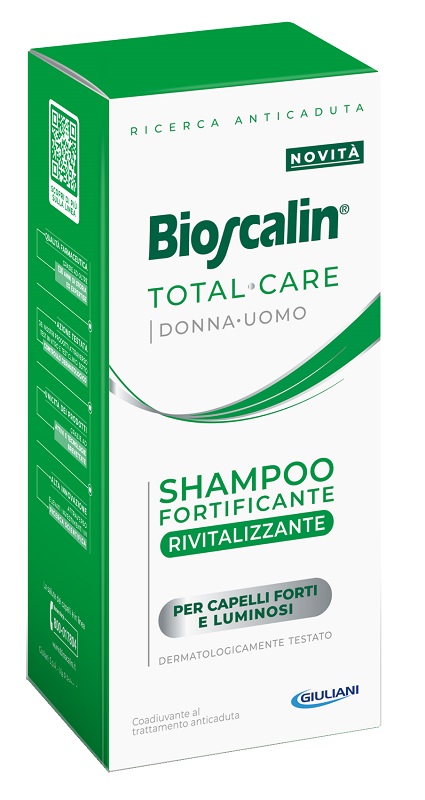 BIOSCALIN TOTAL CARE SHAMPOO FORTIFICANTE RIVITALIZZANTE 200 ML - Farmafamily.it