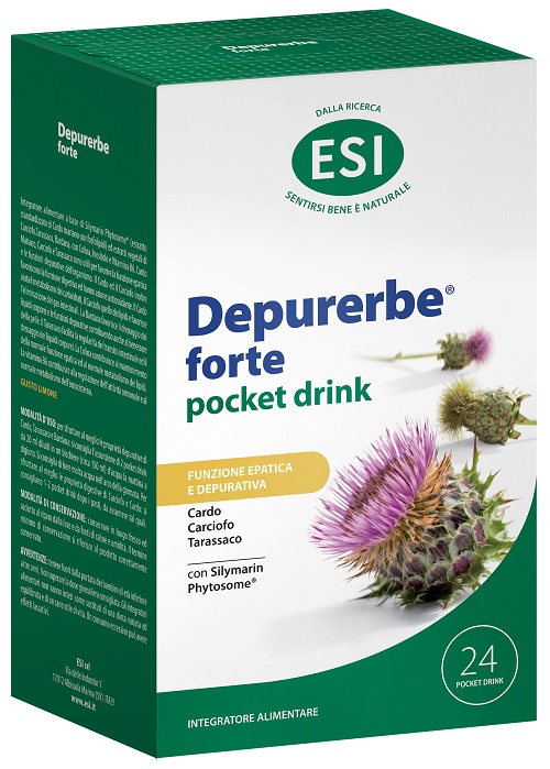 ESI DEPURERBE FORTE POCKET DRINK 24 PEZZI 20 ML - Farmafamily.it