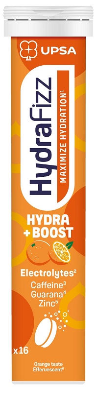 UPSA HYDRAFIZZ BOOST MAXIMIZE HYDRATION 16 COMPRESSE EFFERVESCENTI - Farmafamily.it