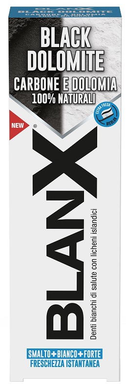 BLANX BLACK DOLOMITE DENTIFRICIO 75 ML - Farmafamily.it