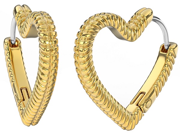 BJT399 ORECCHINO QUEEN JEZEBEL 18MM GOLD PLATED - Farmafamily.it