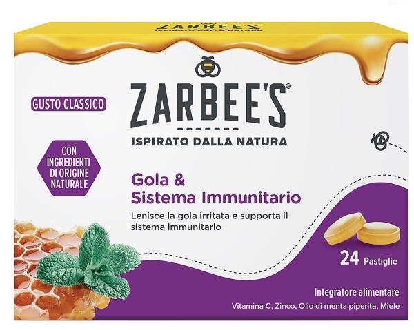 ZARBEE'S GOLA & SISTEMA IMMUNITARIO 24 PASTIGLIE - Farmafamily.it