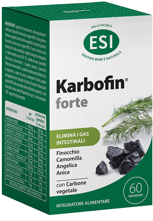 ESI KARBOFIN FORTE 60 NATURCAPS - Farmafamily.it