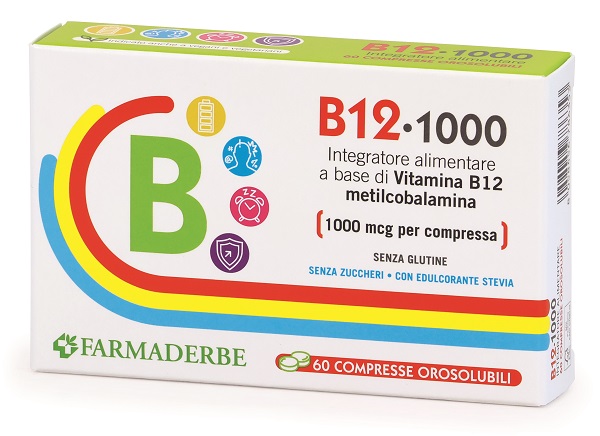 B12 1000 60 COMPRESSE OROSOLUBILI DA 0,2 G - Farmafamily.it