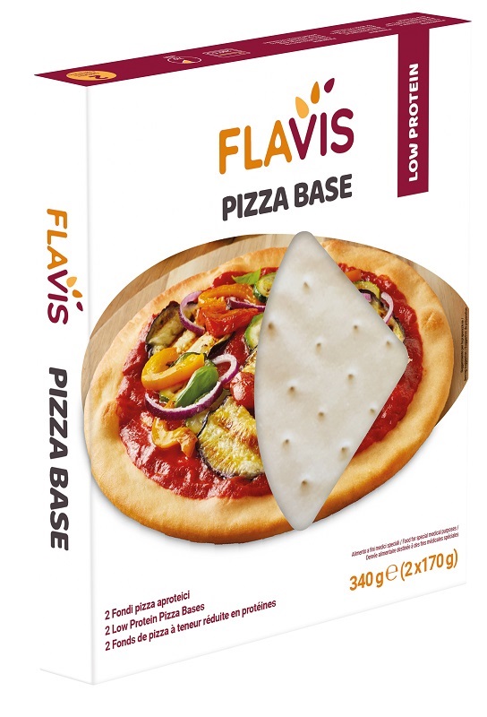 FLAVIS PIZZA BASE 2 FONDI PIZZA APROTEICI DA 170 G - Farmafamily.it