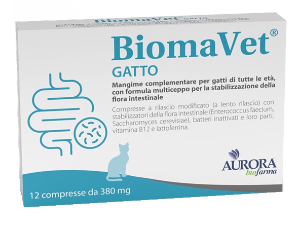 BIOMAVET GATTO 380MG 12 COMPRESSE - Farmafamily.it