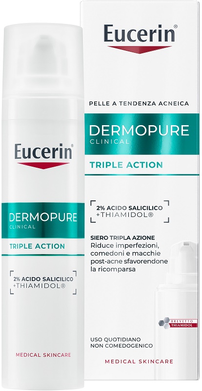EUCERIN DERMOPURE CLINICAL SIERO TRIPLA AZIONE 40 ML - Farmafamily.it