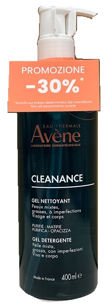 AVENE CLEANANCE GEL DETERGENTE 400 ML PREZZO SPECIALE - Farmafamily.it
