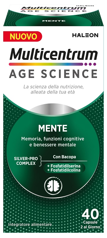 MULTICENTRUM AGE SCIENCE MENTE 40 CAPSULE - Farmafamily.it