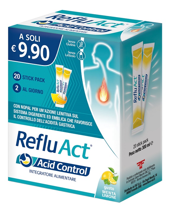 REFLU ACT ACID CONTROL 20 STICK - Farmafamily.it