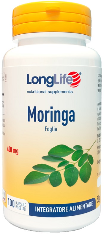 LONGLIFE MORINGA 400MG 100 CAPSULE - Farmafamily.it