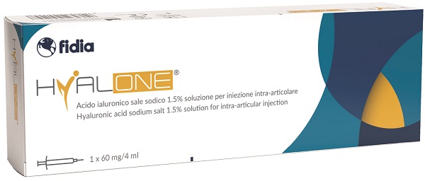 SIRINGA INTRA-ARTICOLARE HYALONE ACIDO IALURONICO 1,5% 60 MG 4 ML 1 PEZZO - Farmafamily.it