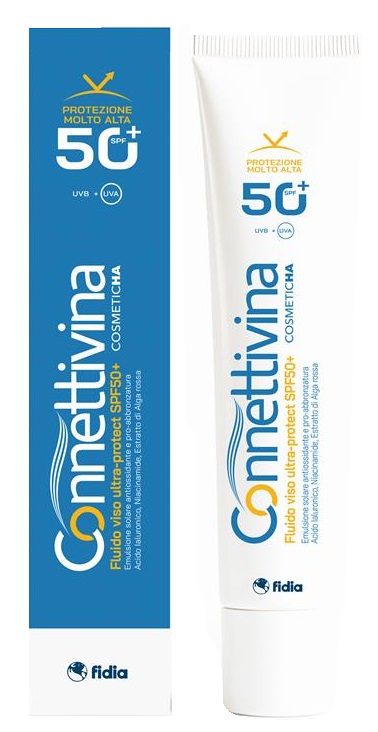 CONNETTIVINA FLUIDO VISO ULTRA PROTECT SPF50+ 50 ML - Farmafamily.it