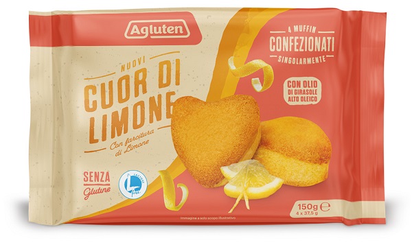 AGLUTEN NUOVI CUOR DI LIMONE 4 PEZZI DA 37,5 G - Farmafamily.it